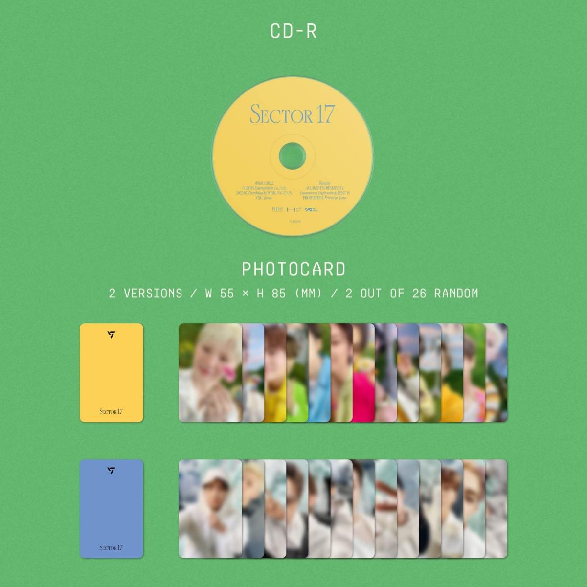 SEVENTEEN - SECTOR 17 COMPACT Ver. (Random)