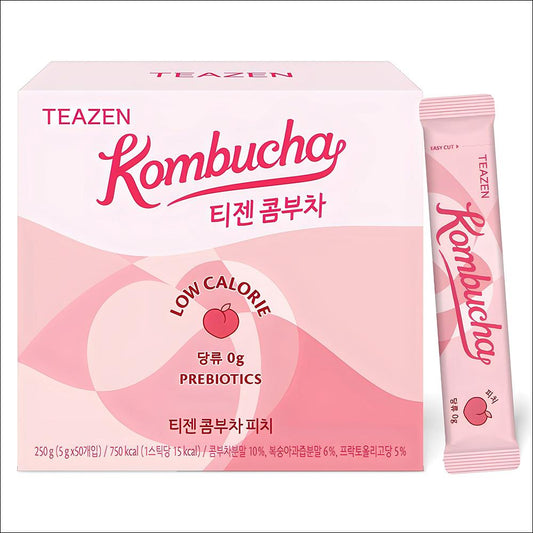 TEAZEN Kombucha Peach, 5g, 50ea