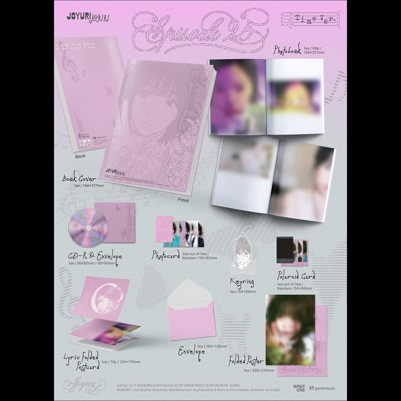 JO YURI - Episode 25 3rd Mini Album (Now ver. / Time ver.)