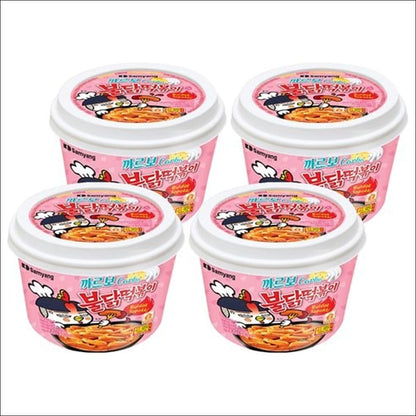 Samyang Carbo Buldak Tteokbokki (Creamy & Spicy) 179g x 4 Cup / 6 Cup