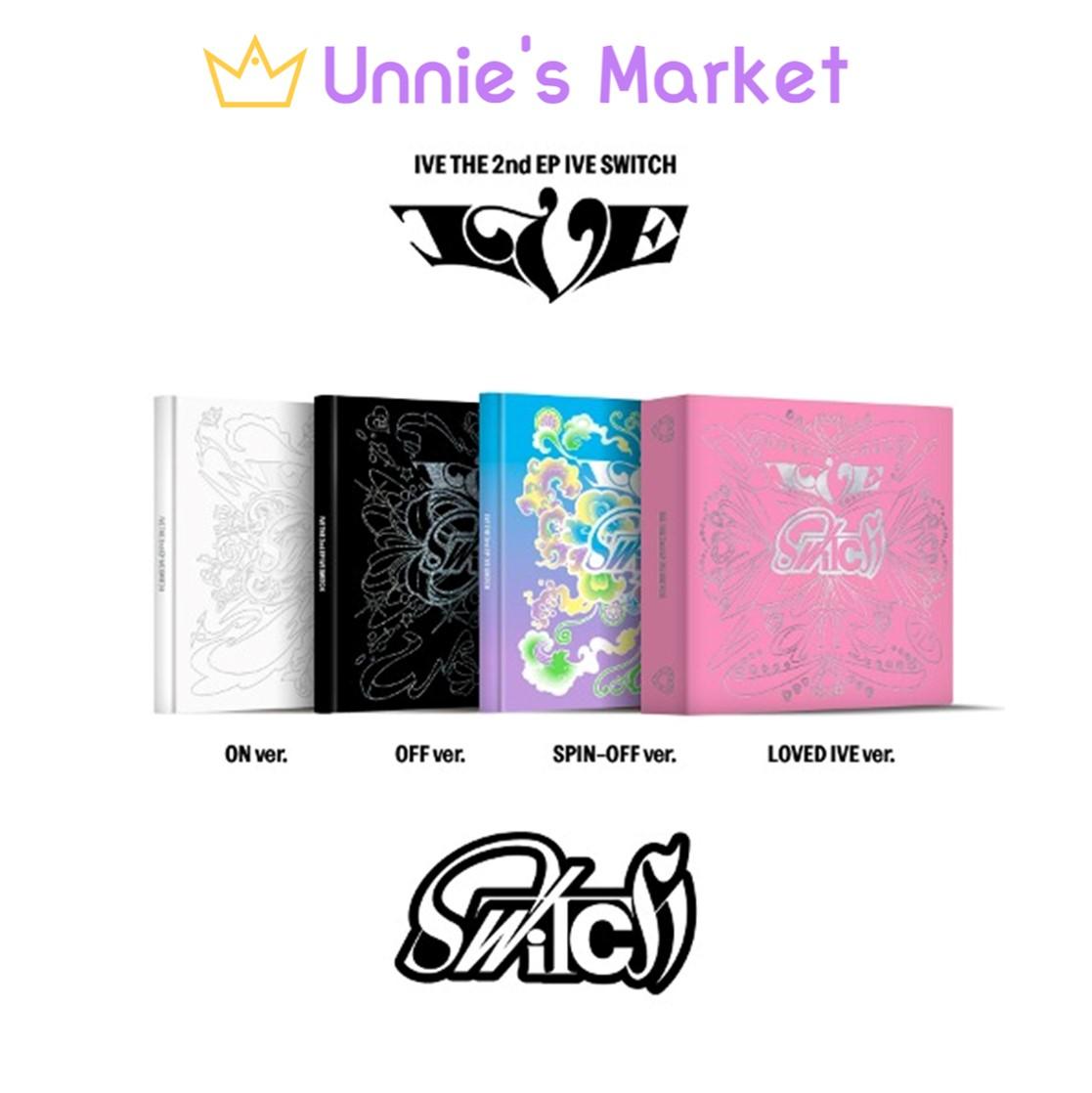 IVE [IVE SWITCH] 2nd Mini Album(ON ver. / OFF ver. / SPIN-OFF ver. / LOVED IVE ver.)