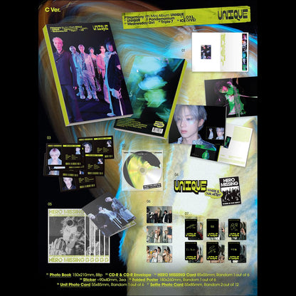 P1Harmony [UNIQUE] 9th Mini Album (Photobook ver.) + Free Gift