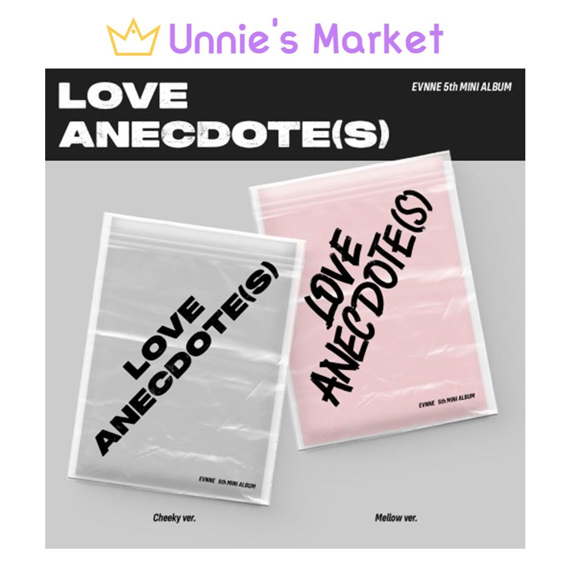 EVNNE - LOVE ANECDOTE(S) Album (Cheeky ver. / Mellow ver.)
