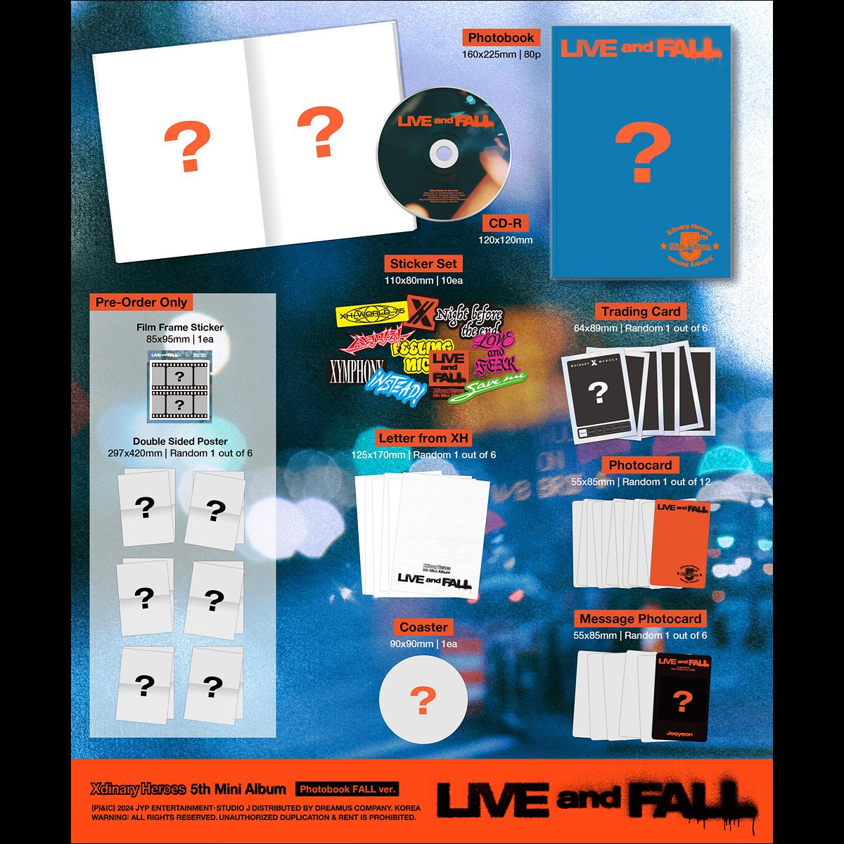 Xdinary Heroes - LIVE and FALL Photobook ver.
