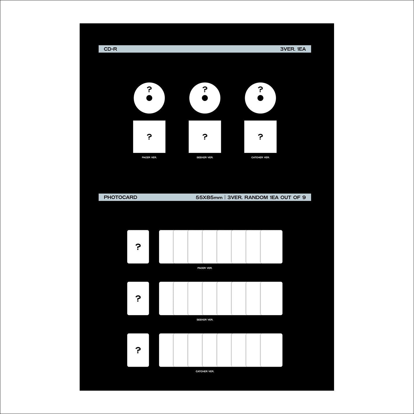 CRAVITY [SUN SEEKER] (PACER VER. / SEEKER VER./ CATCHER VER) Album