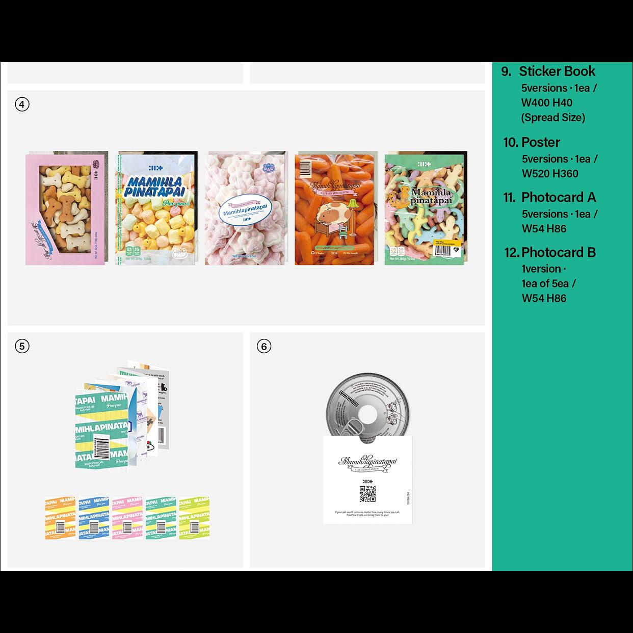 ILLIT [MAMIHLAPINATAPAI] PAW PAW ver. + Free Gift