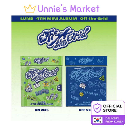 [Pre-order] LUN8 [Off the Grid] 4TH MINI ALBUM (ON Ver. / OFF Ver.) + Free Gift