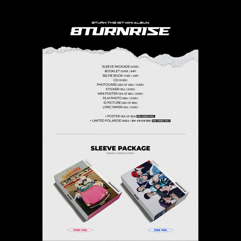 8TURN - 8TURNRISE The 1st Mini Album