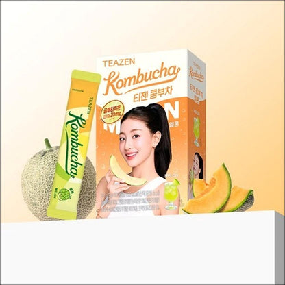TEAZEN Kombucha Melon Glutathione (10 Sticks / 30 Sticks)