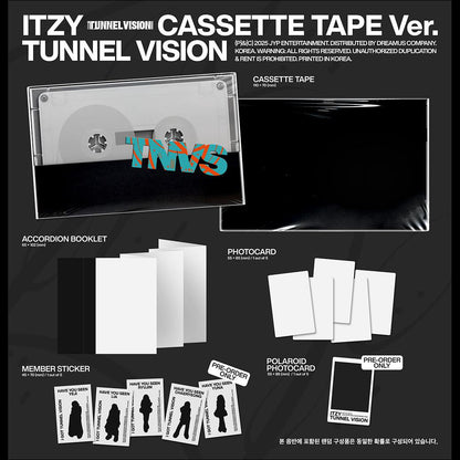 ITZY [TUNNEL VISION] Cassette Tape Ver. + Free Gift