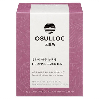 OSULLOC FIG APPLE BLACK TEA 2.5g x 10pcs