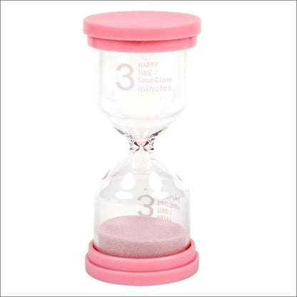 Desktop Sand Timer - 3 Minutes (Blue/Green/Pink/Yellow)