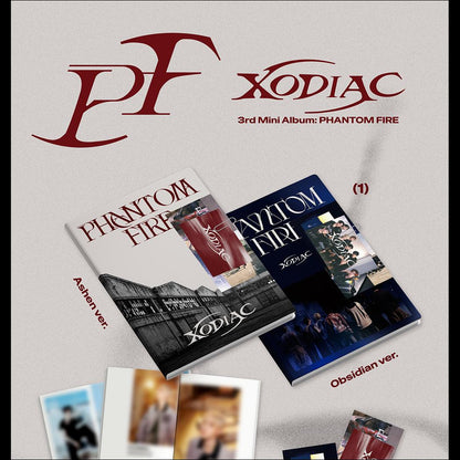 XODIAC 3rd Mini Album PHANTOM FIRE (Ashen Ver. / Obsidian Ver.) + Free Gift