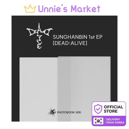 [Pre-order] SUNG HAN BIN(ZB1) [DEAD ALIVE] Photobook Ver.  + Free Gift