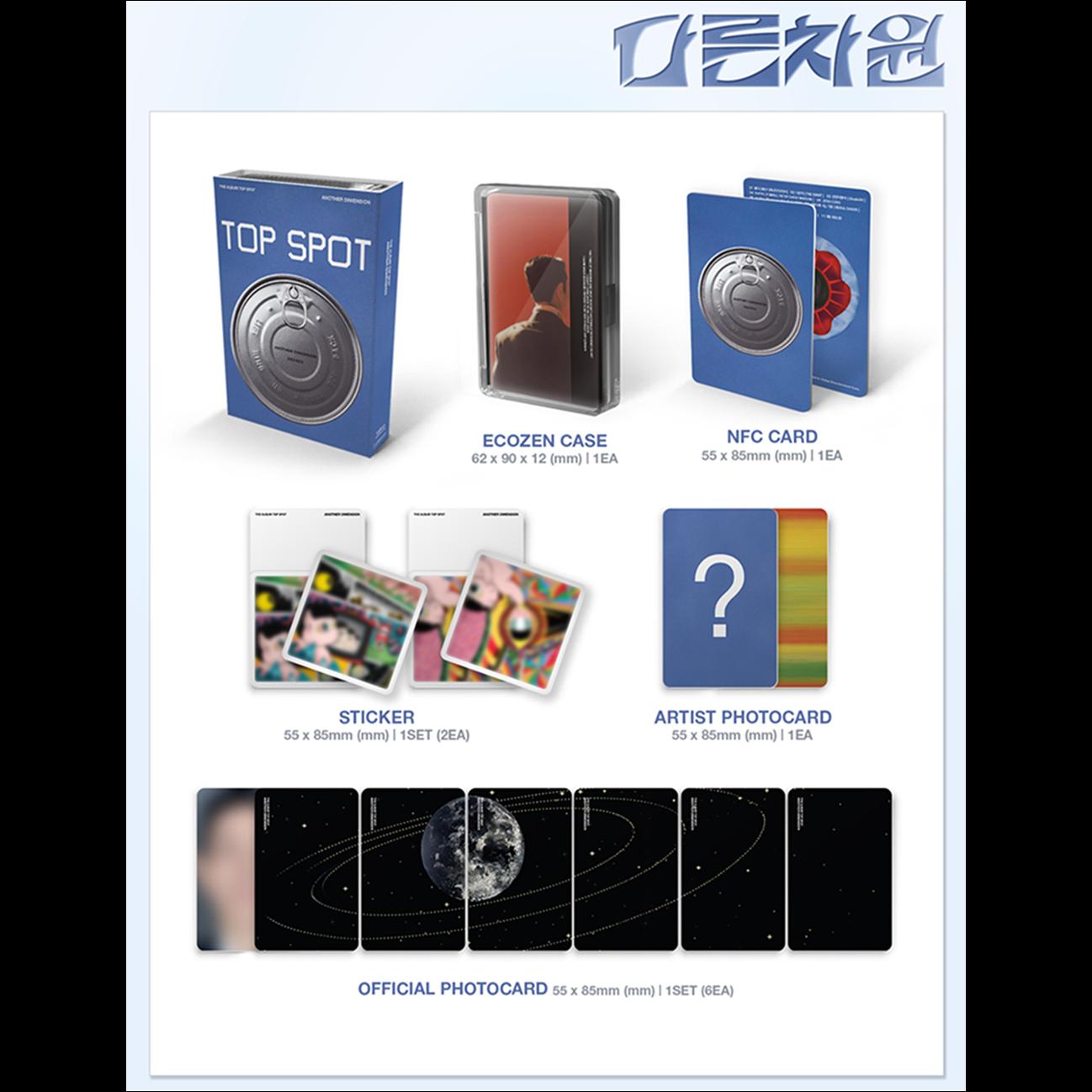 T.O.P 1st Album [TOP SPOT - ANOTHER DIMENSION] NEMO ver + free gift