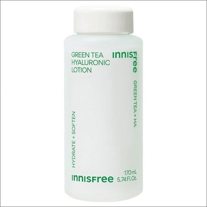 Innisfree Green Tea Hyaluronic Skin Care Set (170ml + 25ml Toner & Lotion)
