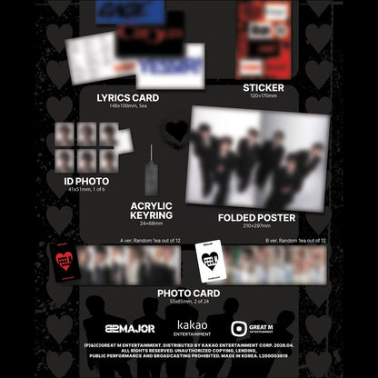 82MAJOR [FEELM] PHOTOBOOK ver. / 5TH MINI ALBUM + Free Gift