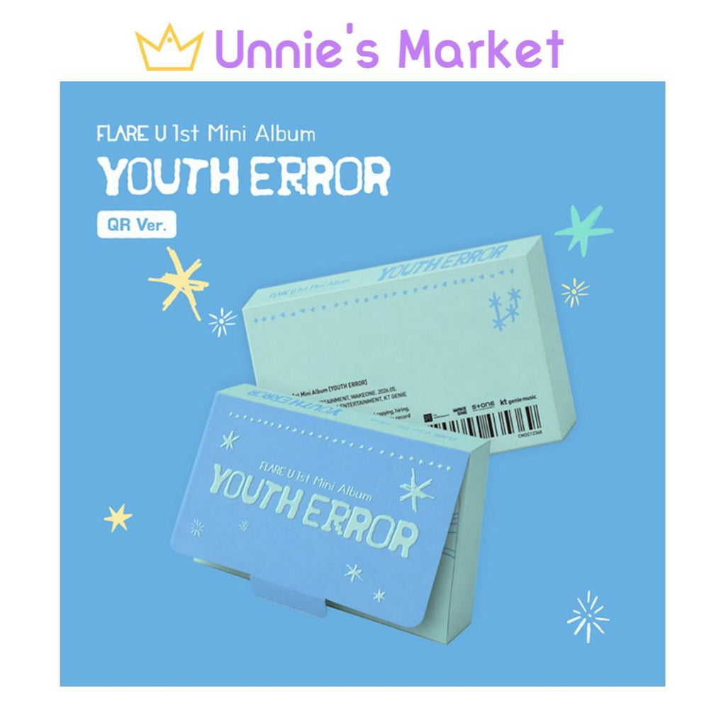 FLARE U [YOUTH ERROR] 1st Mini Album (QR Ver.) + Free Gift