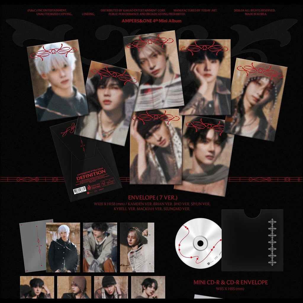 AMPERS&ONE [DEFINITION] WE Ver. / 4th Mini Album + free gift