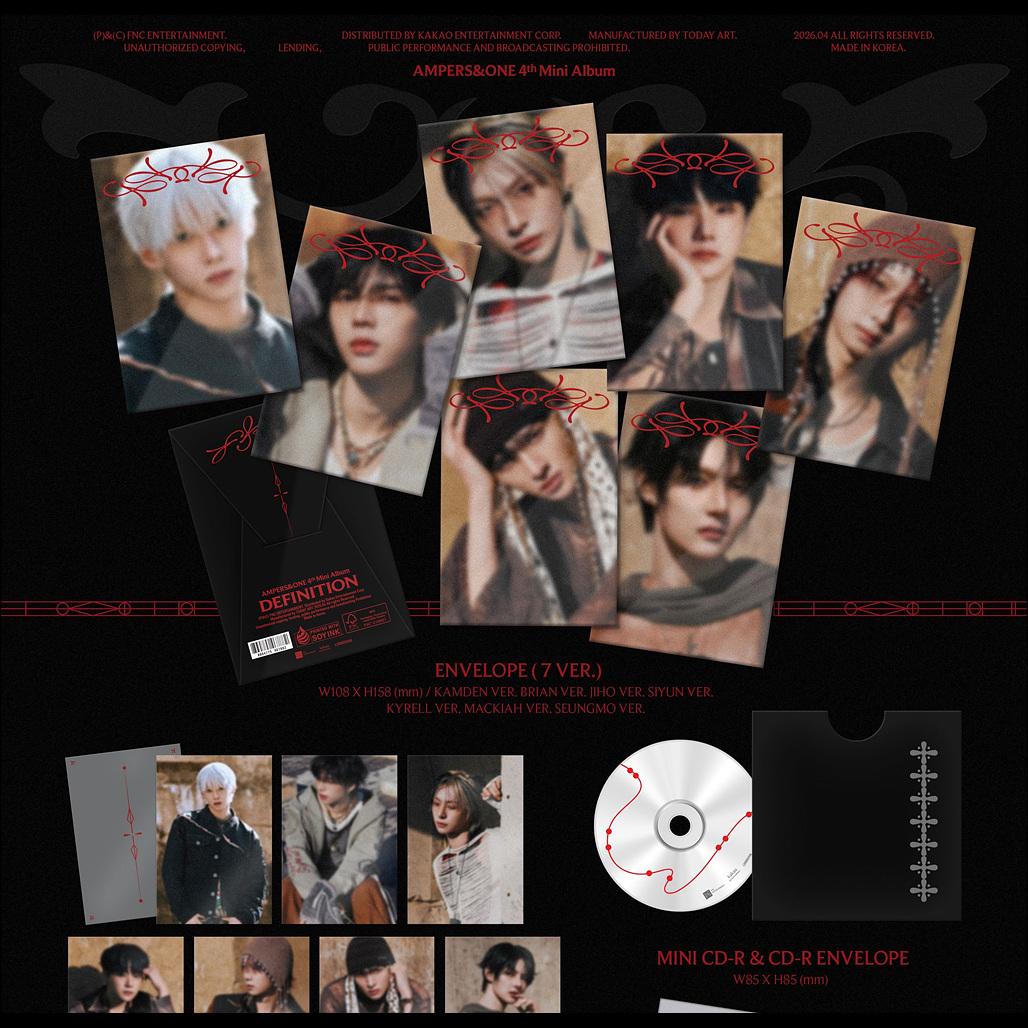 AMPERS&ONE [DEFINITION] WE Ver. / 4th Mini Album + free gift