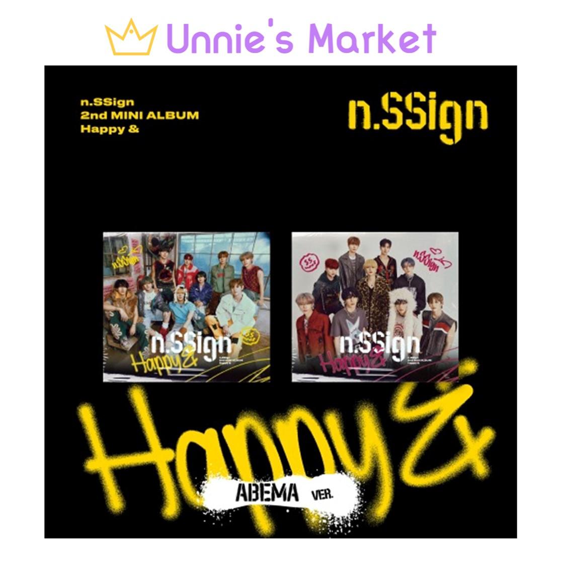 n.SSign 'Happy &' 2nd MINI ALBUM (ABEMA #1 ver. / ABEMA #2 ver.)