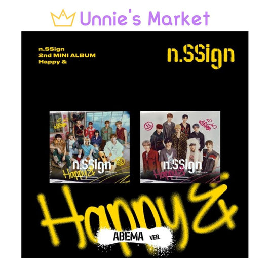 n.SSign 'Happy &' 2nd MINI ALBUM (ABEMA #1 ver. / ABEMA #2 ver.)