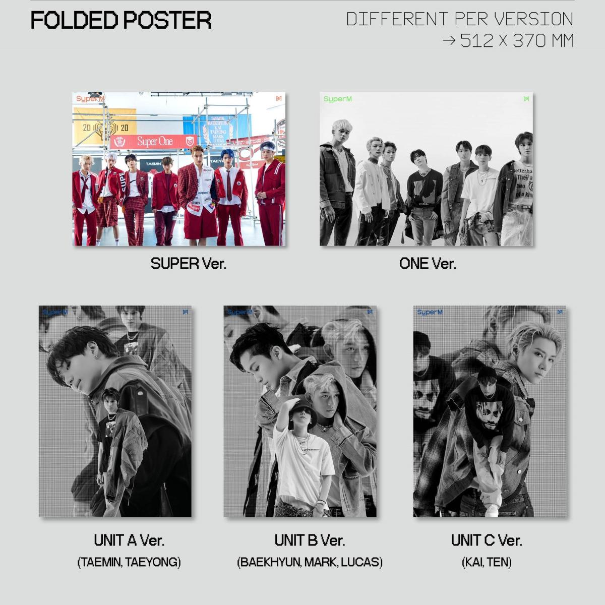 SuperM [Super One] 1st Album (Random)