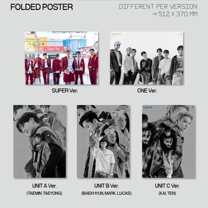 SuperM [Super One] 1st Album (Random)