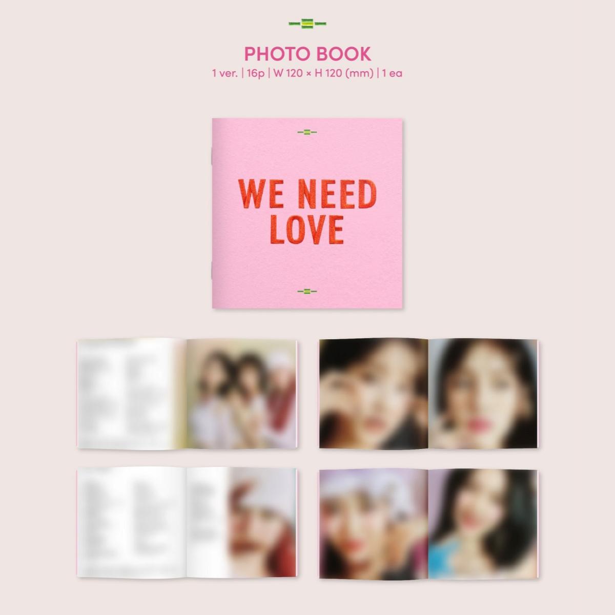 STAYC - WE NEED LOVE Digipack Ver.(Limited VER.)