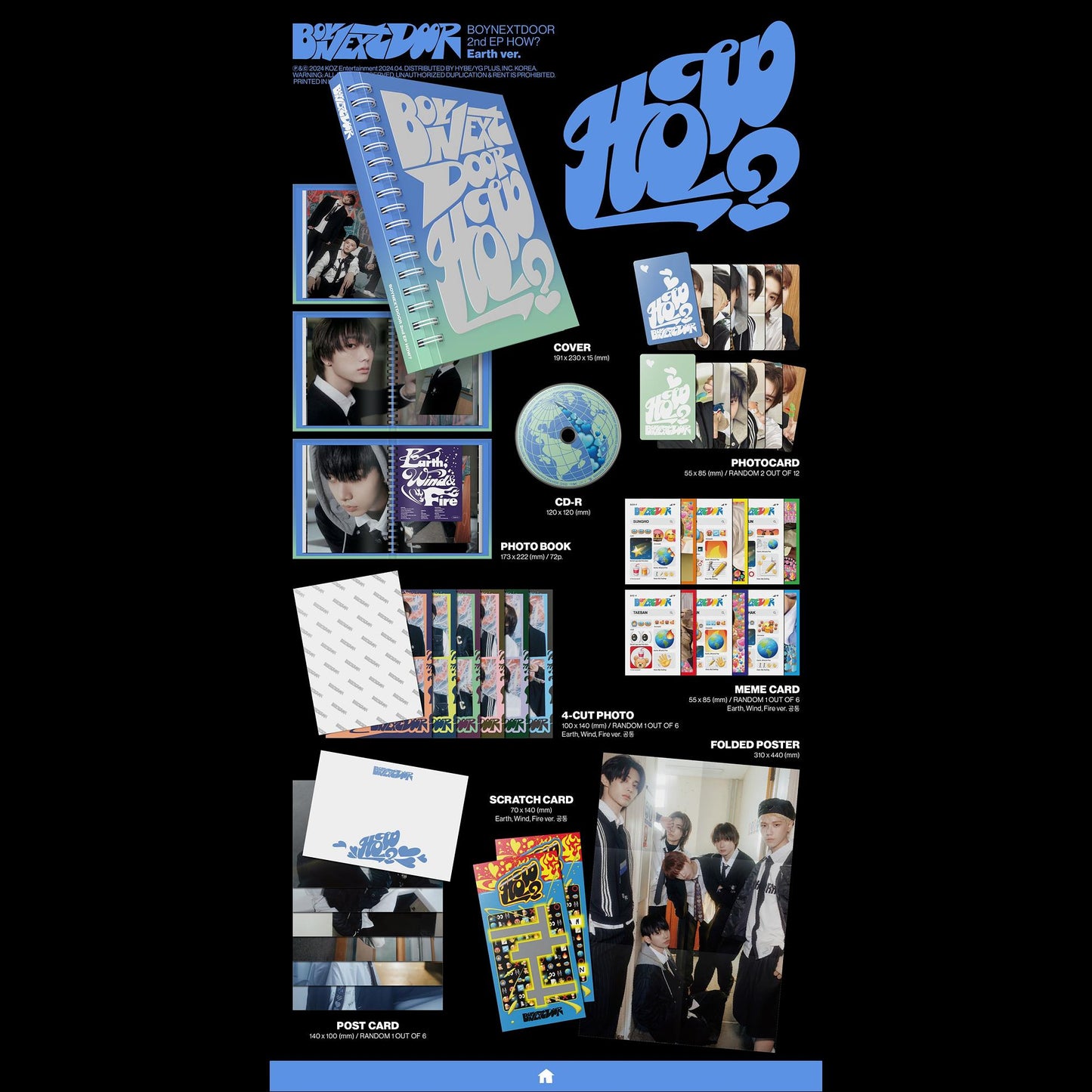 BOYNEXTDOOR / 2nd EP [HOW?] / BND Album