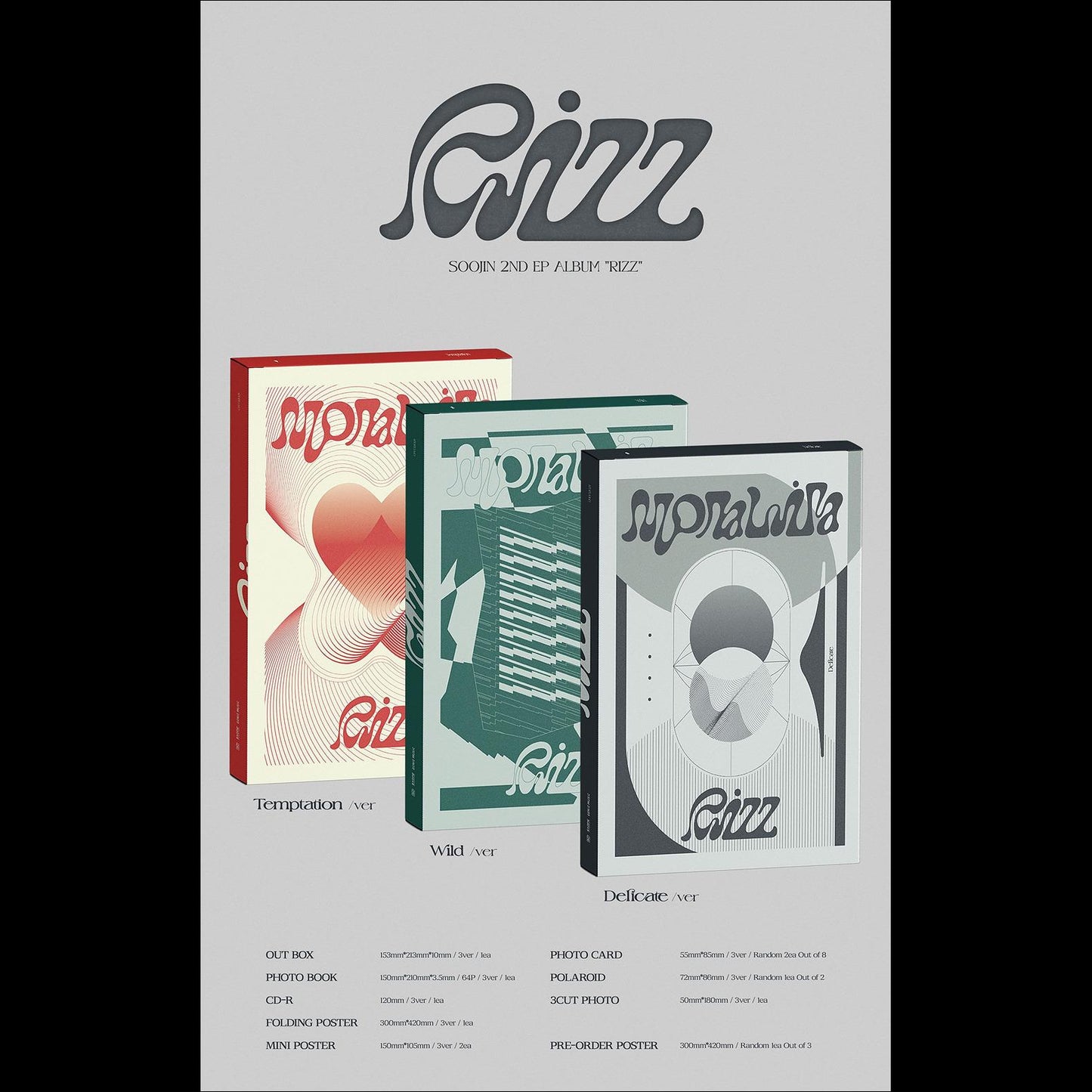 [NO POB] SOOJIN [RIZZ] 2nd EP Album