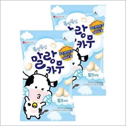 Lotte Wellfood Soft Malang Cow Milk Candy 79g (1pack / 2pack / 3pack)