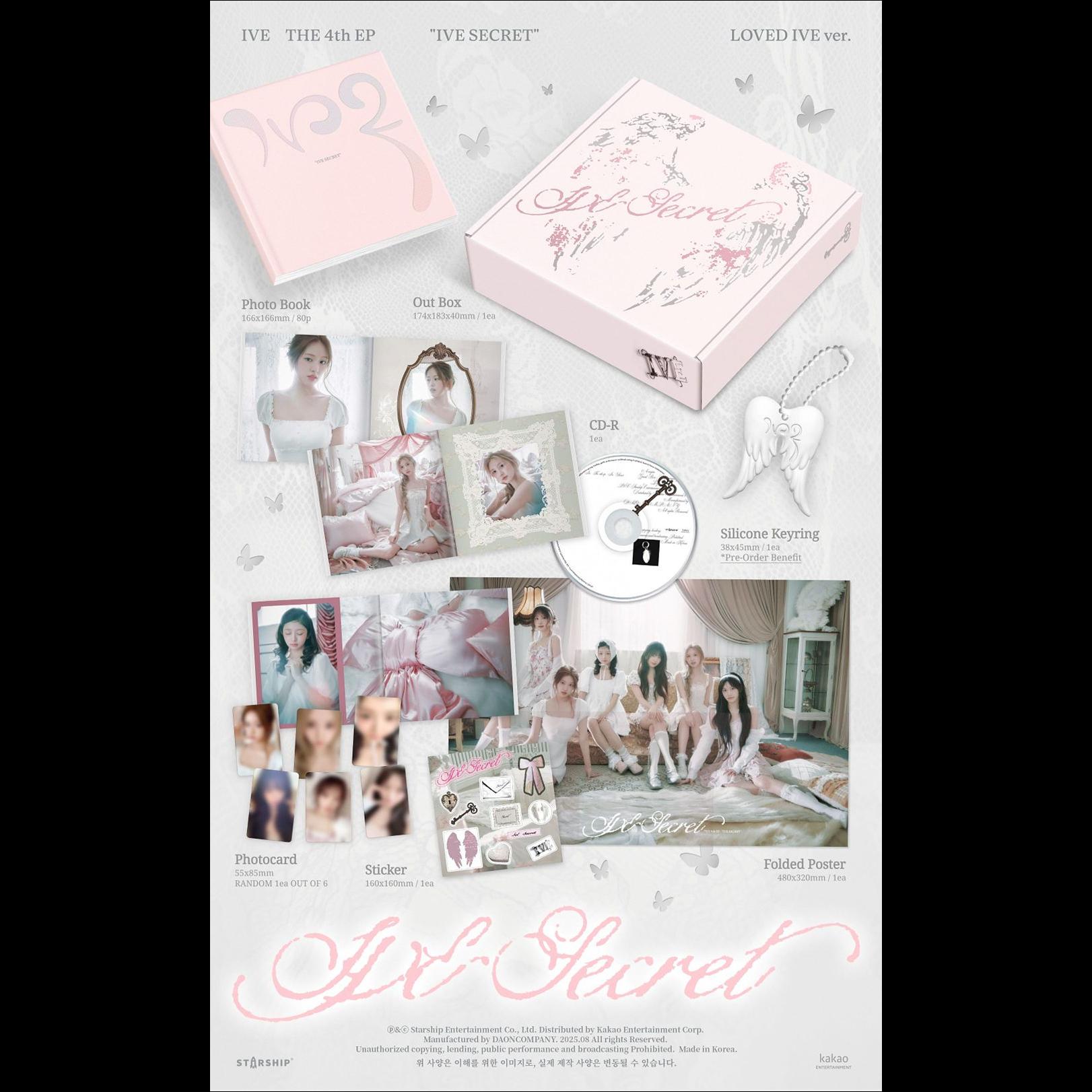 IVE [IVE SECRET] LOVED IVE ver. / The 4th EP Album