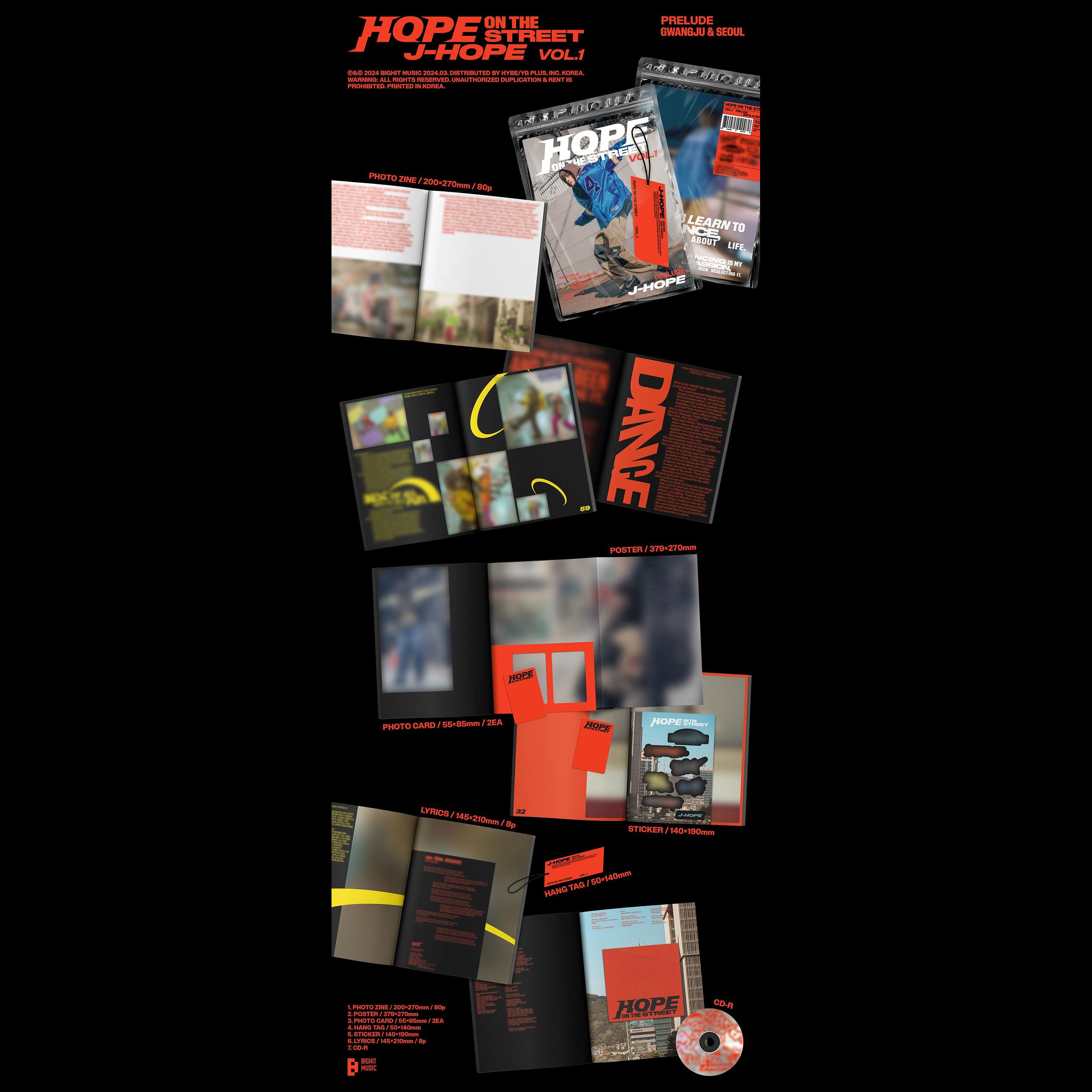[SET(2EA)] J-HOPE - HOPE ON THE STREET Vol.1 Album