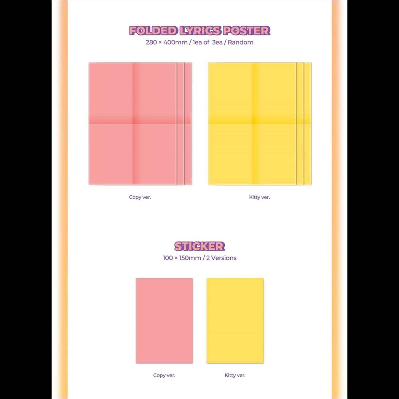Apink CHOBOM [Copycat] 1st Single Album / Chorong & Bomi Album