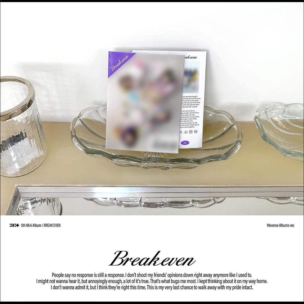[Pre-order] ILLIT BREAK EVEN Weverse Albums Ver KPOP Sealed Album + Free Gift