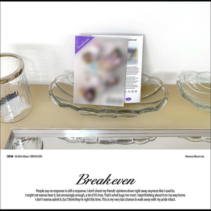 [Pre-order] ILLIT BREAK EVEN Weverse Albums Ver KPOP Sealed Album + Free Gift
