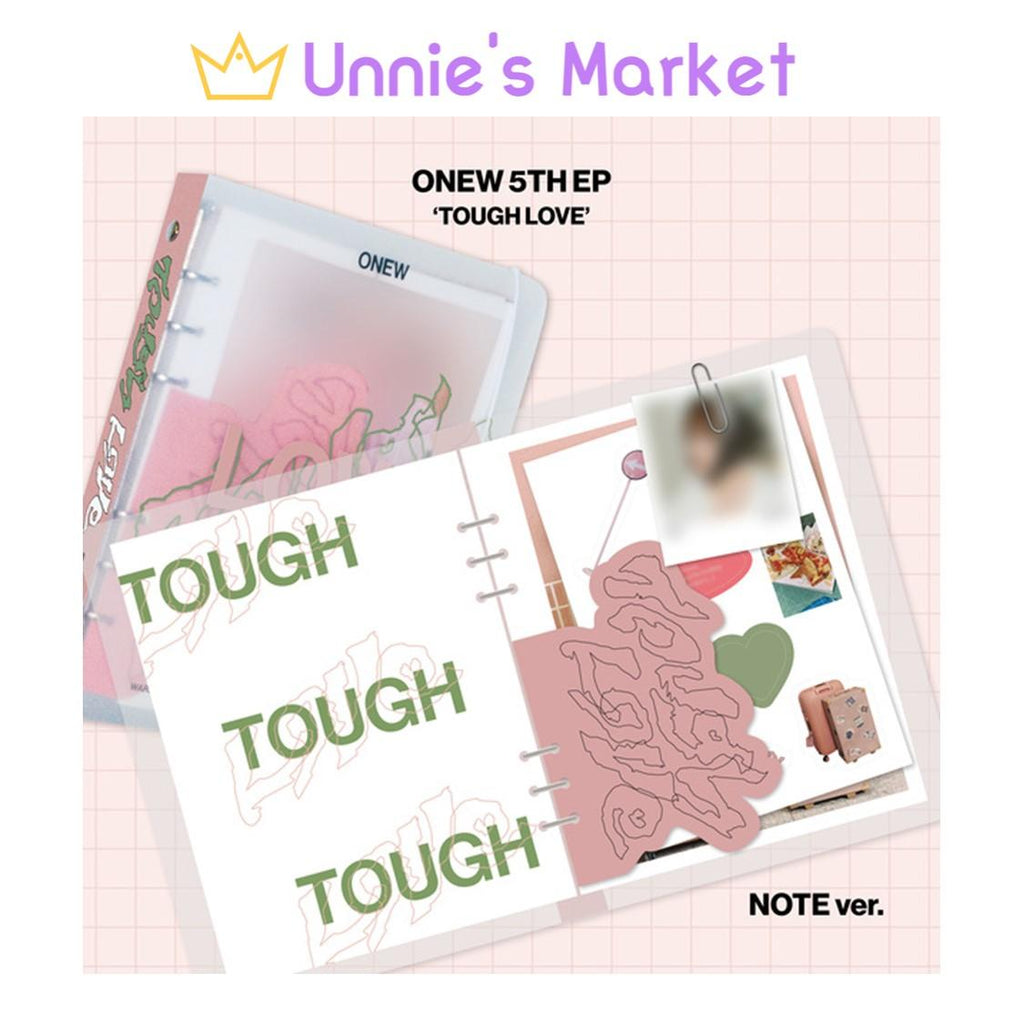 ONEW (SHINee) TOUGH LOVE (NOTE Ver.) + Free Gift