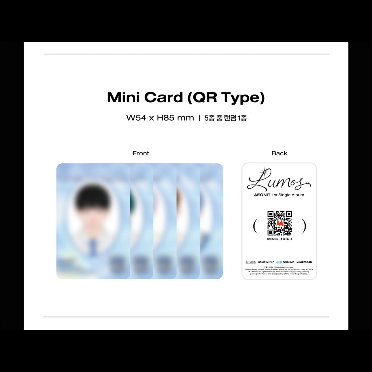 AEONIT - LUMOS 1st Single Album