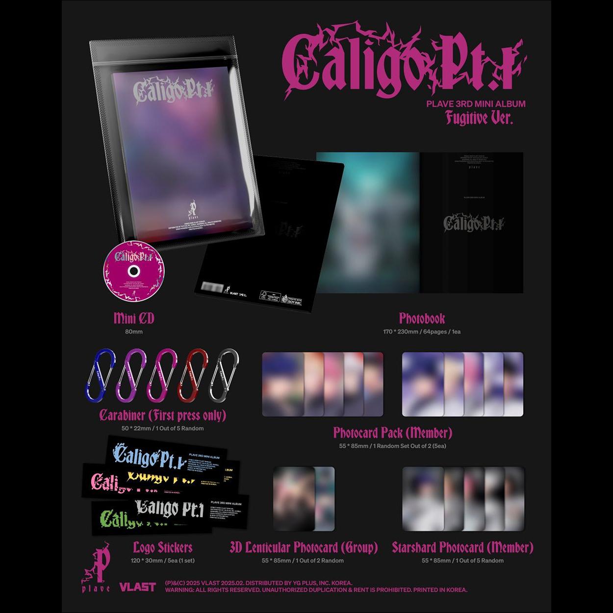 PLAVE - Caligo Pt.1 Fugitive Ver. 3rd Mini Album