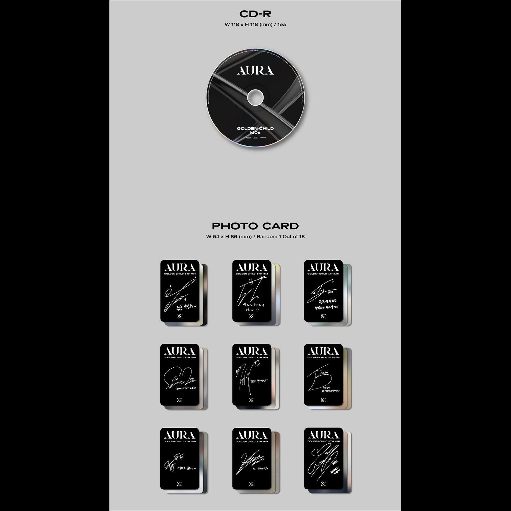 GOLDEN CHILD [AURA] Compact Ver. Album