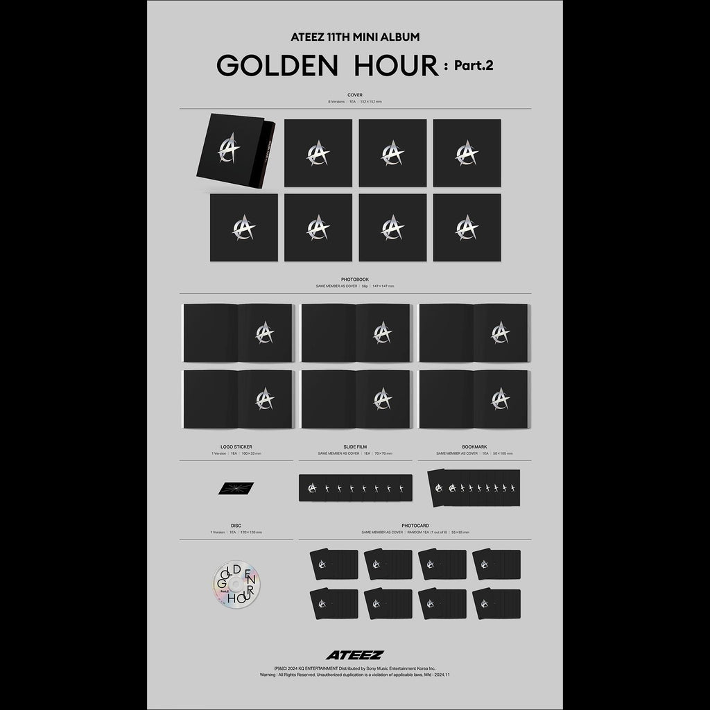 ATEEZ - GOLDEN HOUR : Part.2 (Digipack Ver.)