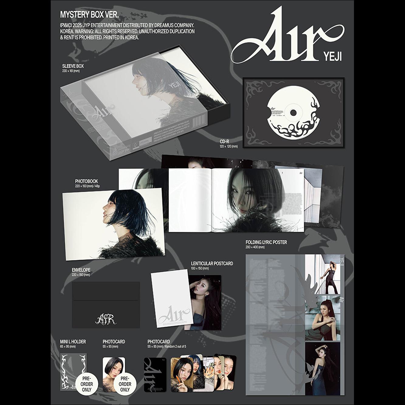 YEJI (ITZY) - Air Mystery Box Ver. Album