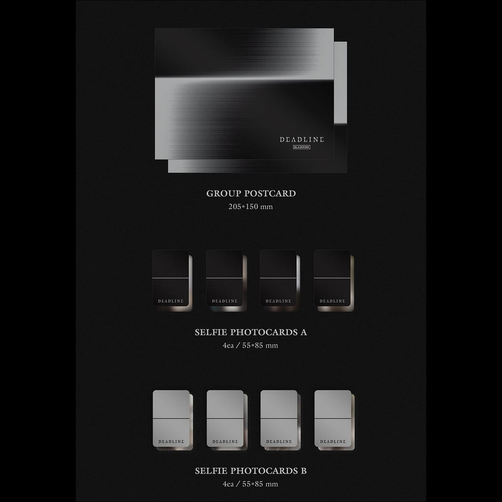 BLACKPINK [DEADLINE] GRAY Ver. / 3rd MINI ALBUM + Free Gift