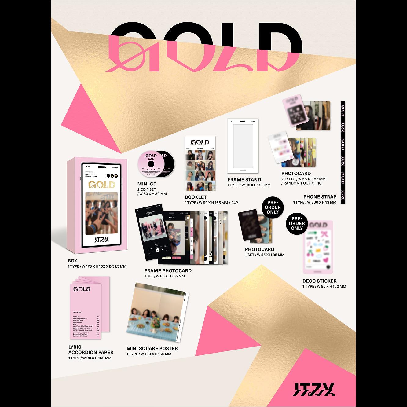 ITZY GOLD Phone Box Special Ver.