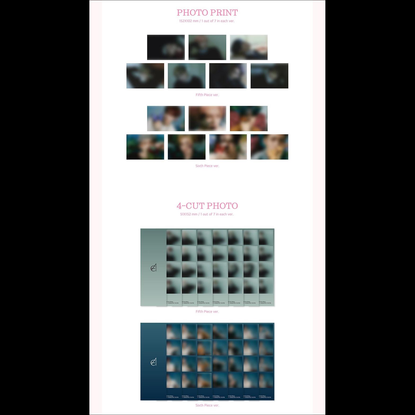 EPEX [Youth Chapter 3rd : Romantic Youth] (Fifth Piece ver. / Sixth Piece ver.)