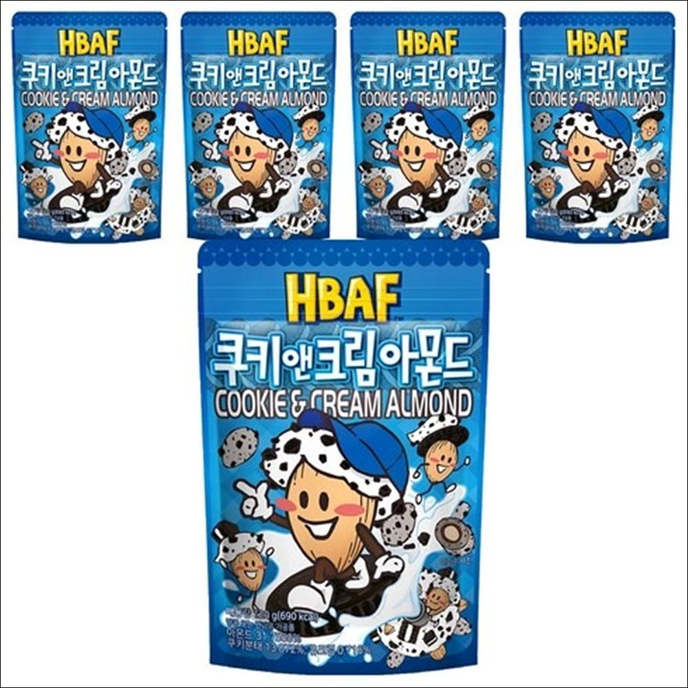 HBAF Cookies & Cream Almond (Sweet & Crunchy White Chocolate) 120g