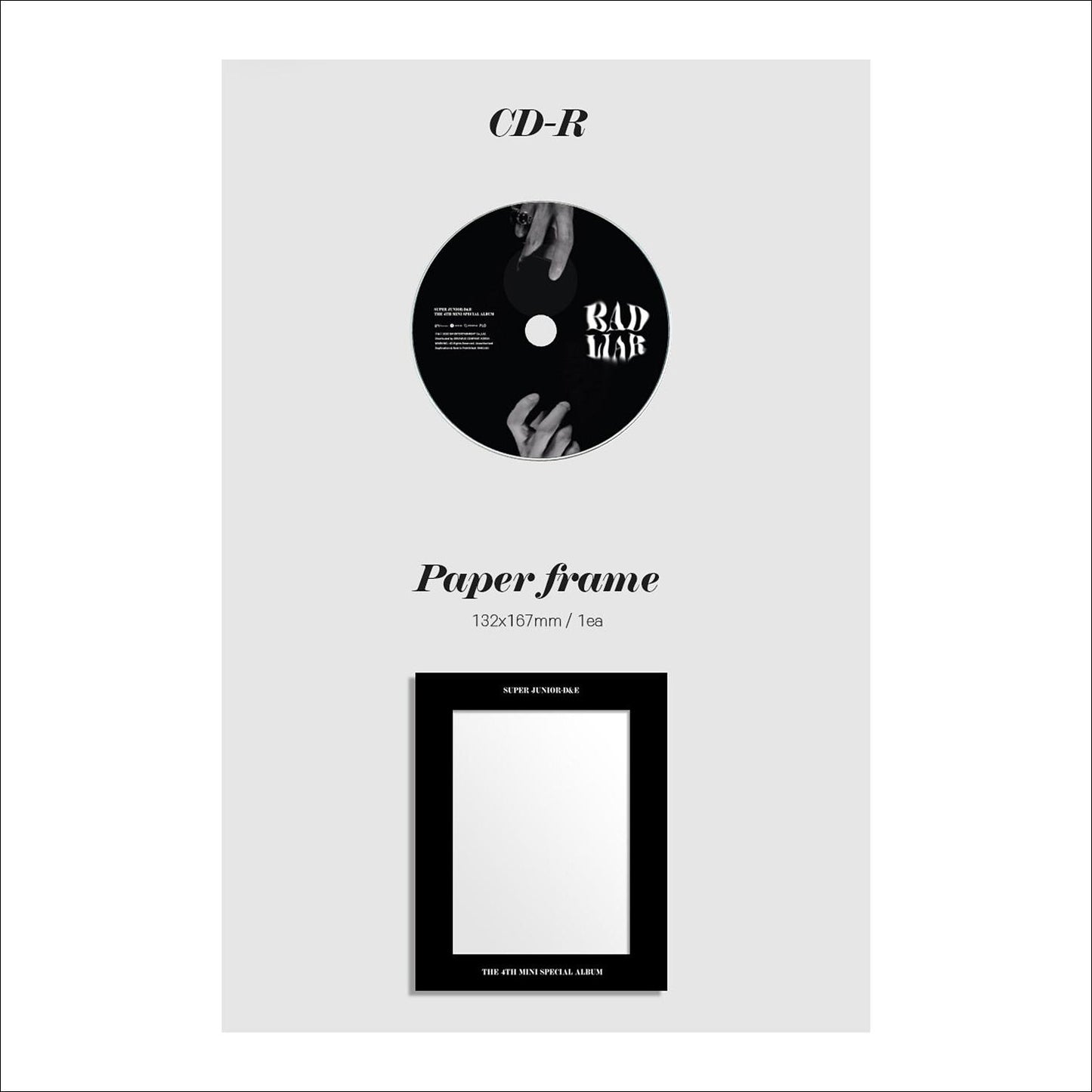 D&E (SUPER JUNIOR) - BAD LIAR 4th Mini Special Album