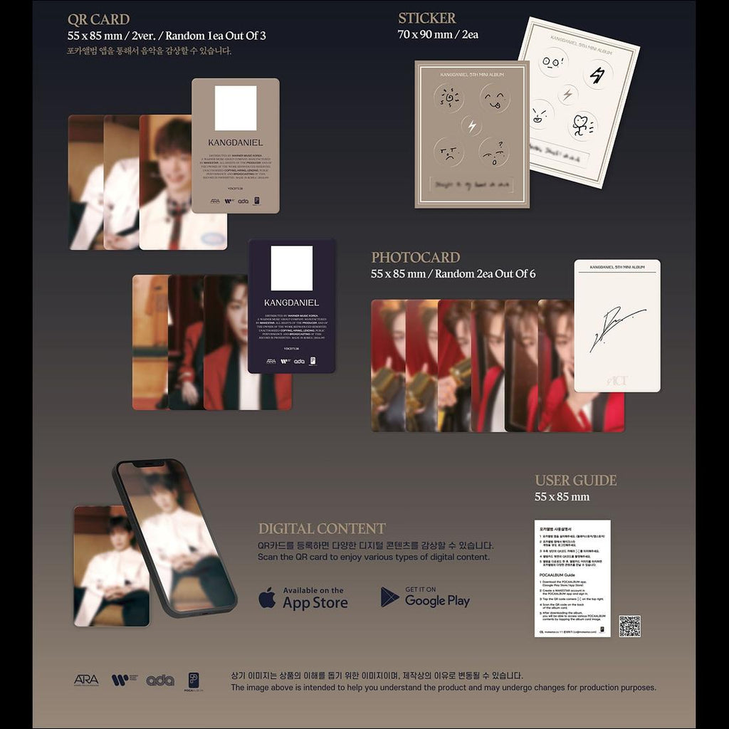 KANGDANIEL - ACT POCA ALBUM (A VER., B VER.)