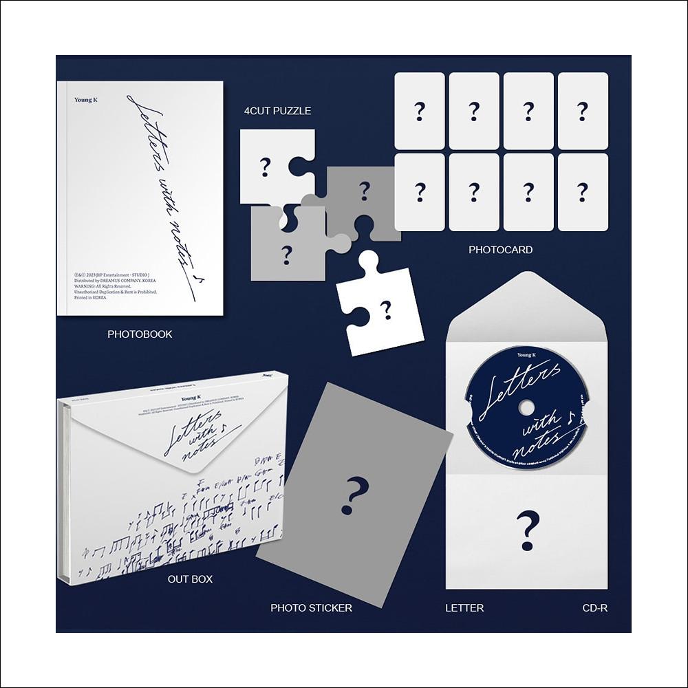 Young K (DAY6) - Letters with notes